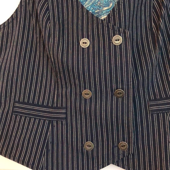 🤓striped & paisley suit vest - Picture 4 of 4